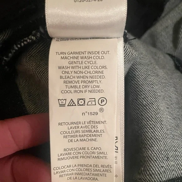 New With Tags | Ralph Lauren Indigo Blue Denim Knee Length Pencil Skirt | Size 6 - Picture 6 of 11